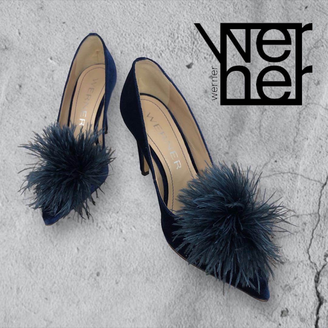 WERNER ファーパンプス ハイヒール size37