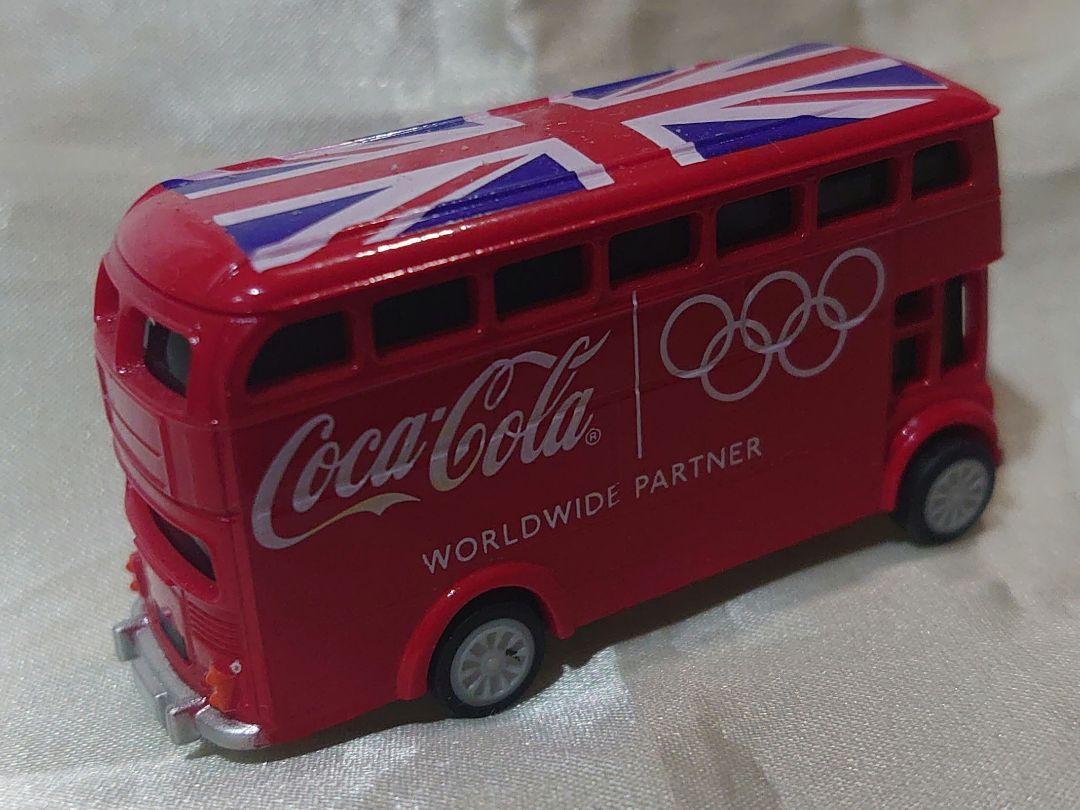 コカコーラロンドンバスミニカー た*か様 コカ・コーラ ロンドンバス プルバックミニカー - メルカリ