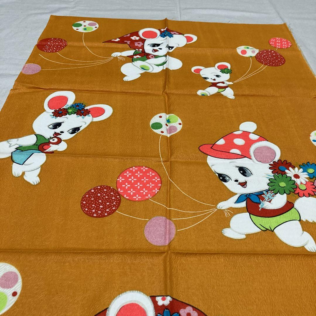 昭和レトロ布 はぎれ 古布 くま① - メルカリ