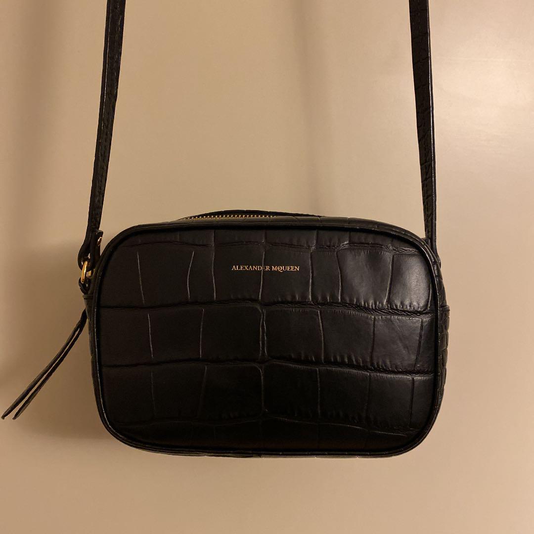 人気通販 Alexander McQueen SMALL レザー CAMERA バッグ tD46c-m42091060207 人気SALE100%新品