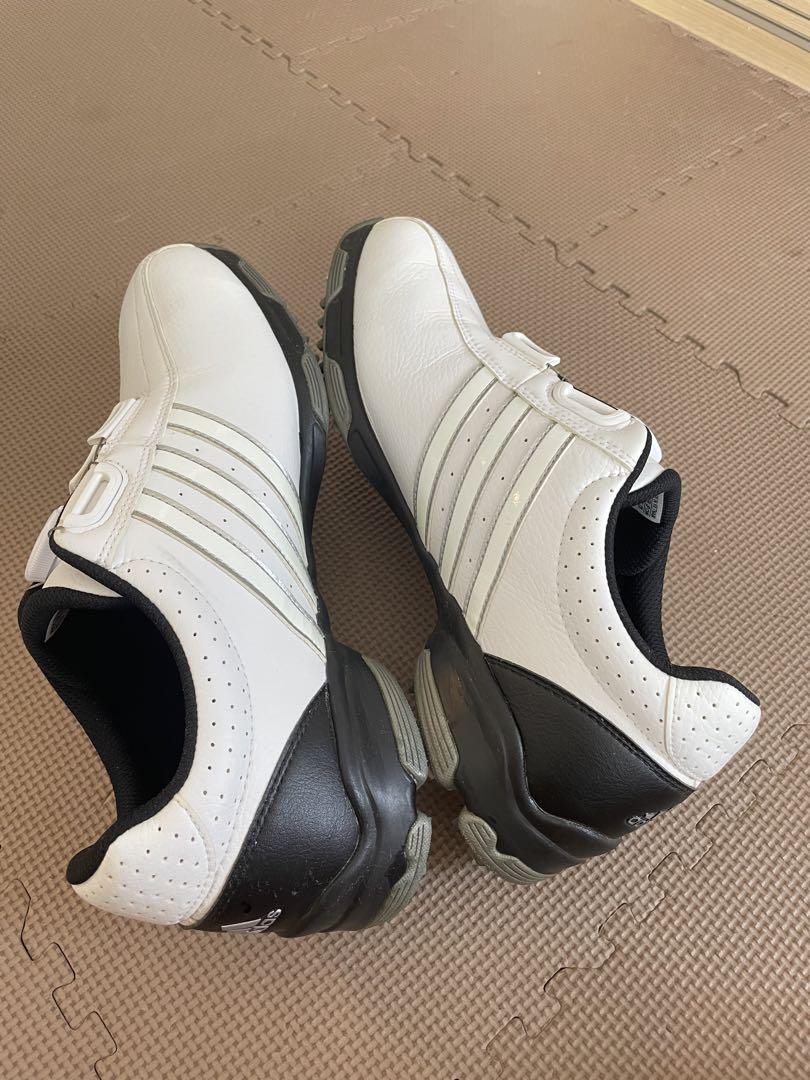 美品 27.5cm アディダス ゴルフシューズ ソフトスパイク adidas