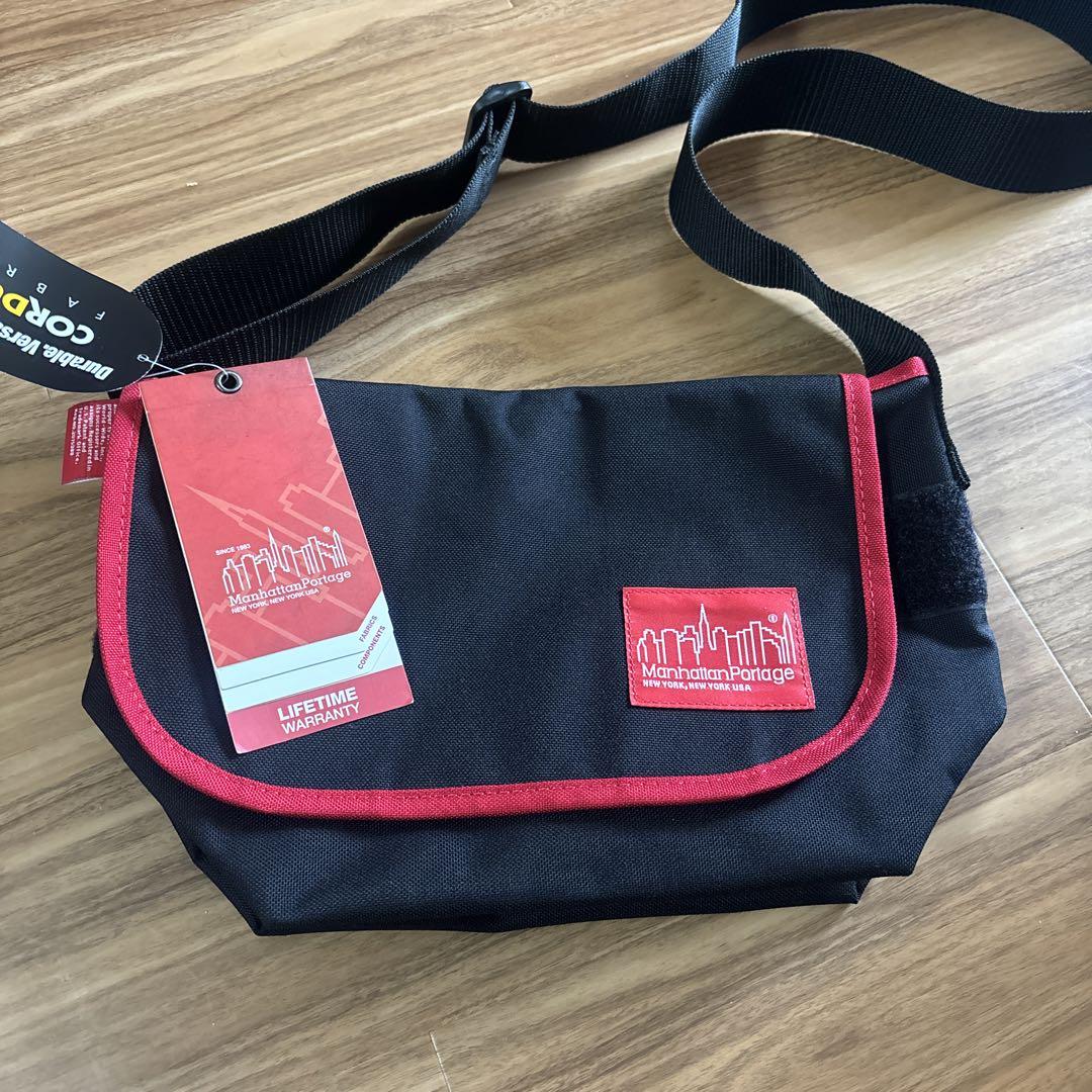 Manhattan Portage バッグ ブラック/レッド