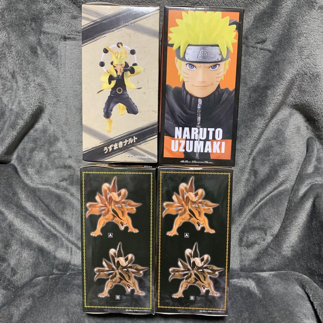 NARUTOフィギュア　新品未開封セット 新品未開封 NARUTO ナルト 疾風伝 フィギュア 4体セット - メルカリ
