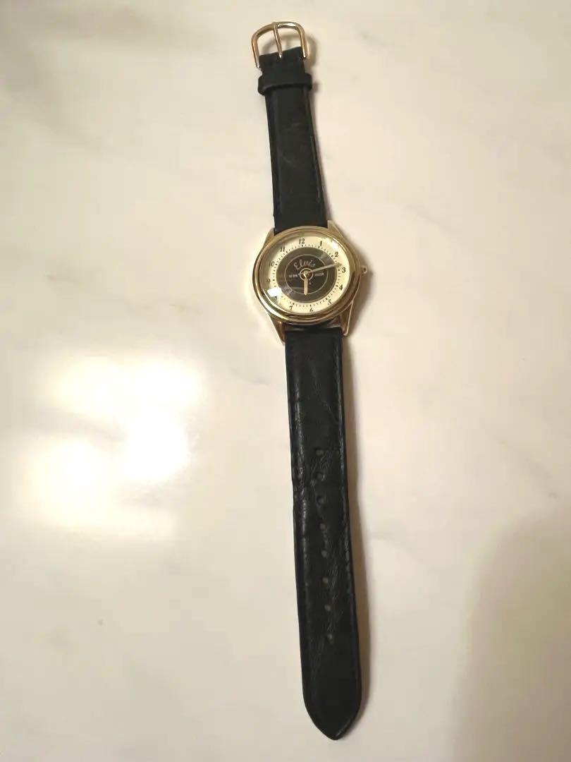 エルビスプレスリー FOSSIL 限定クォーツ腕時計 メンズ　ゴールド　新古品