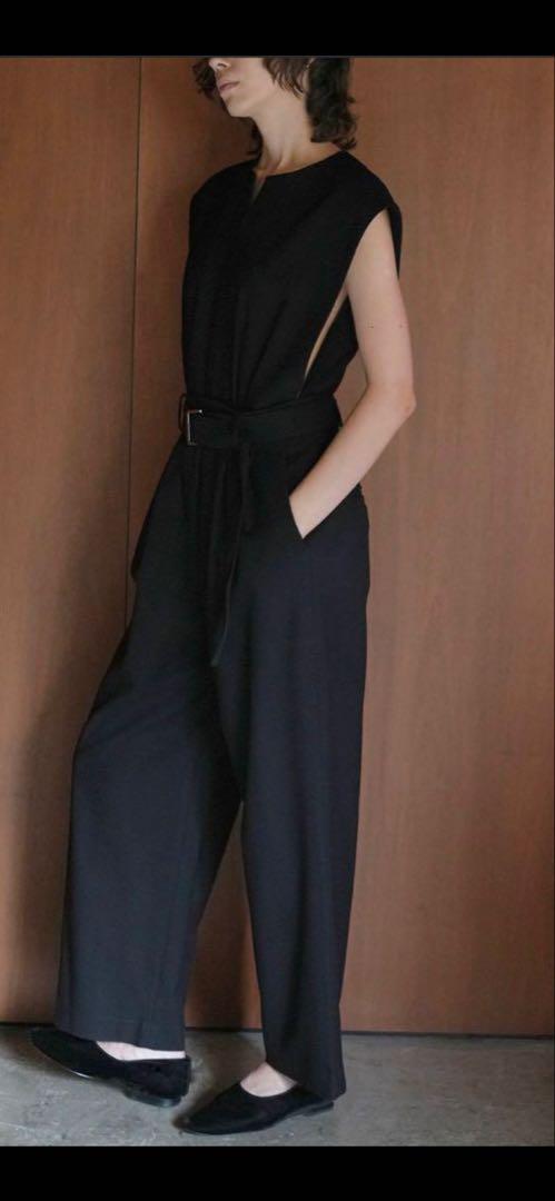 CLANE 美品　ブラックノースリーブオールインワン