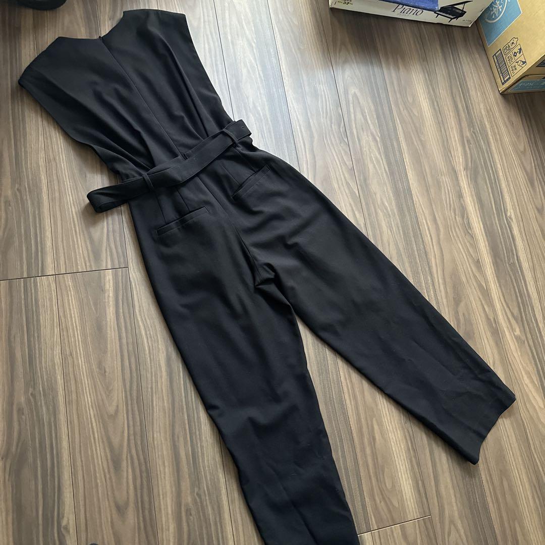 CLANE 美品　ブラックノースリーブオールインワン