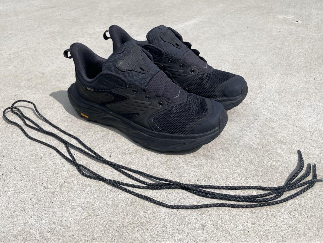【ほぼ新品】26.5cm HOKA ANACAPA2 LOW GTX ブラック