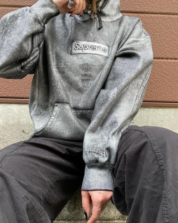 Supreme MM6 Margiela Box Logo Hooded 黒 L