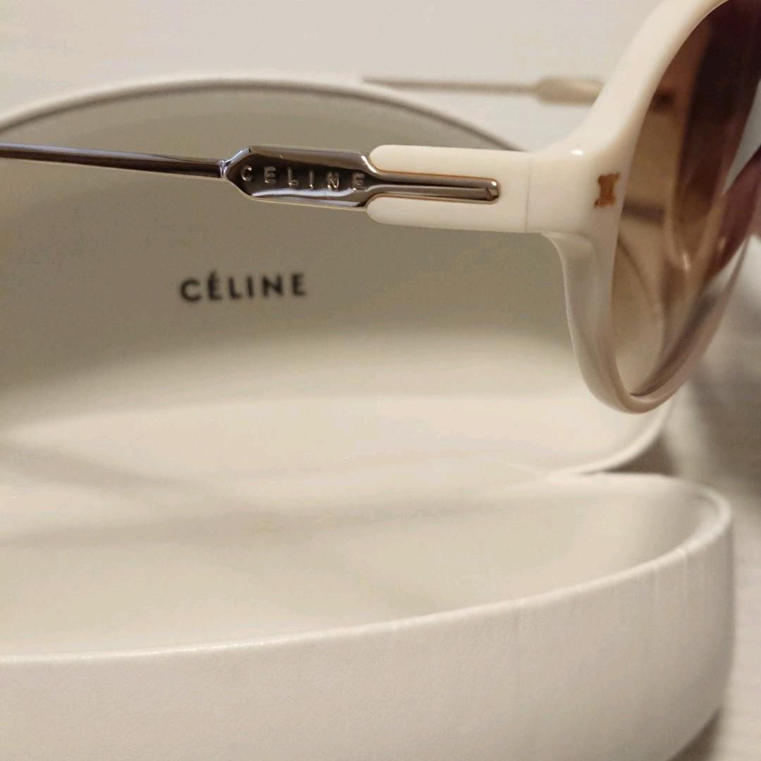 CELINE サングラス アイボリー ゴールド セリーヌ CELINE サングラス アイボリー ゴールド セリーヌ