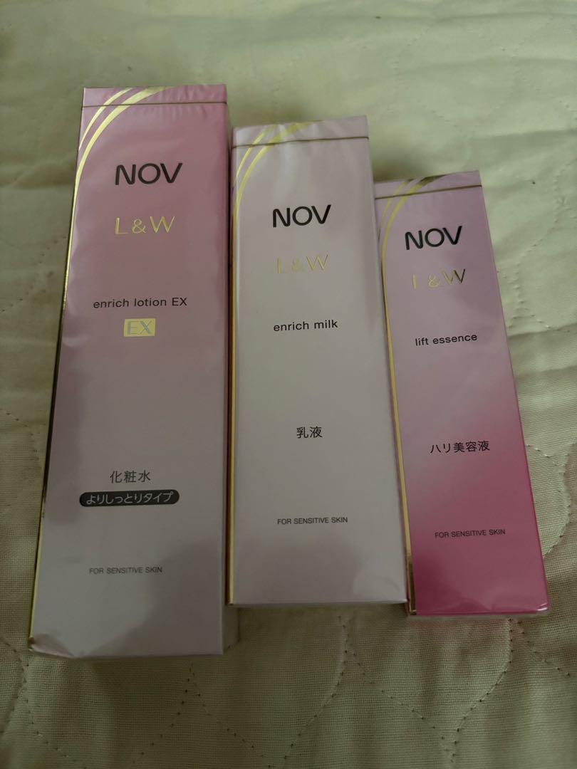 ノブ L&Wエンリッチローション、エンリッチミルク、リフトエッセンス