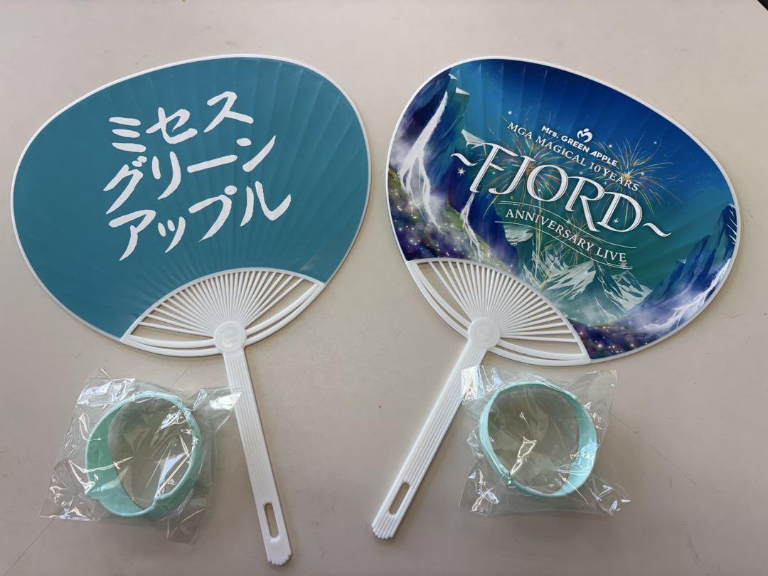 Mrs GREEN APPLE FJORD ラバーバンド&うちわ
