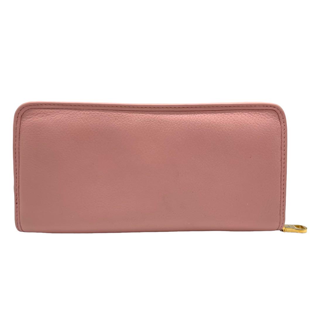 LOEWE ロエベ 長財布 ラウンドファスナー ピンク アナグラム LOEWE ロエベ 長財布 ラウンドファスナー ピンク アナグラム