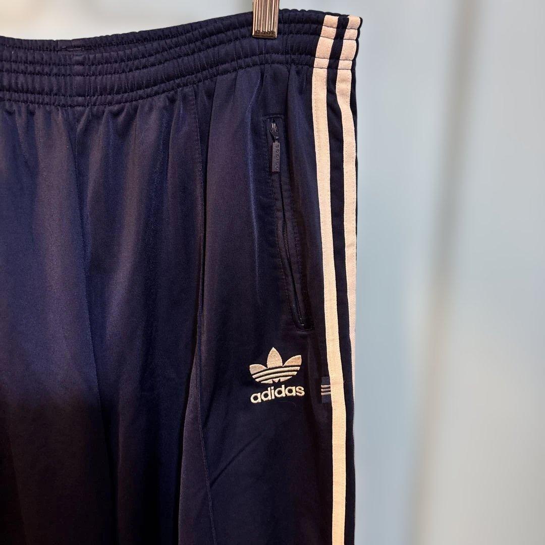 90s adidas ファイヤーバードトラックパンツ ネイビー L〜XL 万国旗L・Old adidas MEDICALDB_JP