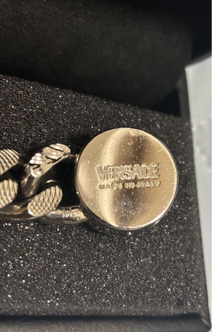 ヴェルサーチ ブレスレット VERSACE メンズ ブランド シルバー チェーン