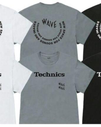 Technics×WAVE コラボレーションTシャツ