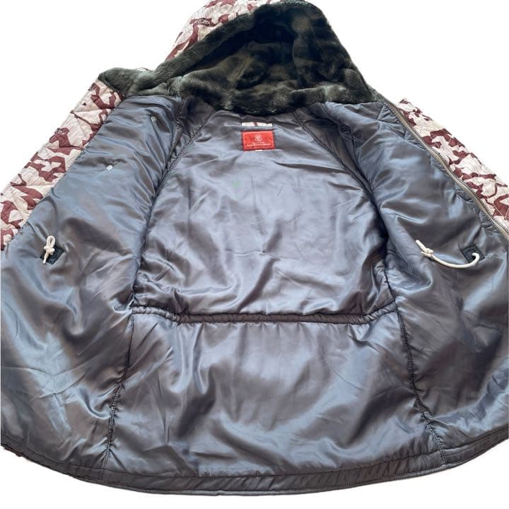 AVIREX N3B フライトジャケット XS ツリーカモ リアルファー | apenngr.com