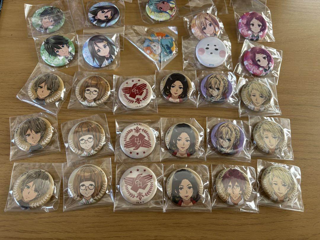 京アニ 缶バッジ33点セット 京アニガチャガチャ