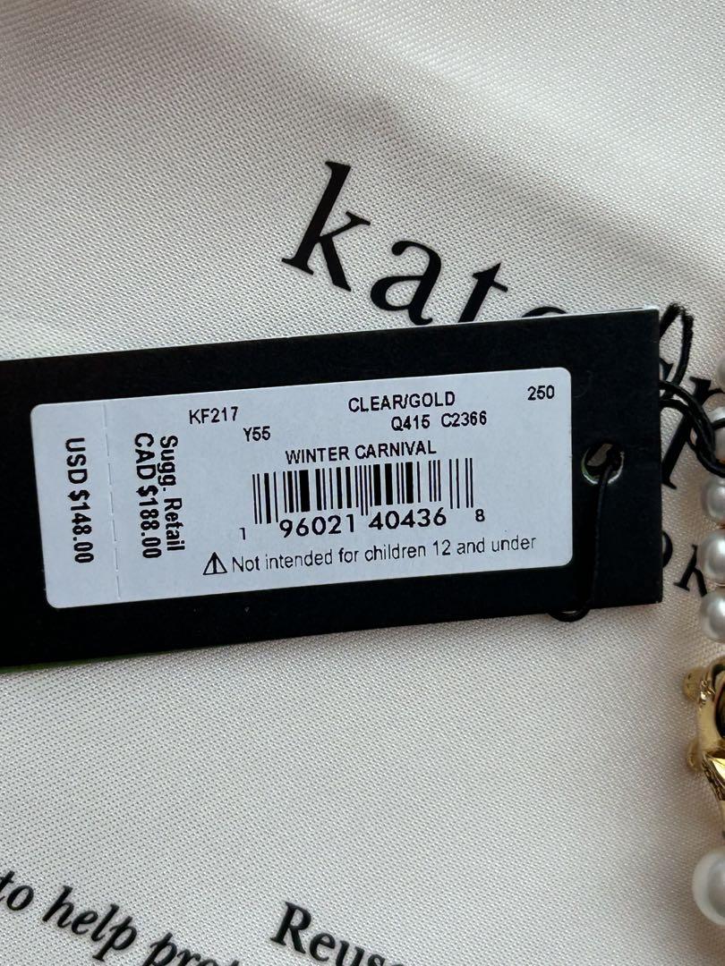 【新品未使用】Kate Spade Winter Carnival ブレスレット