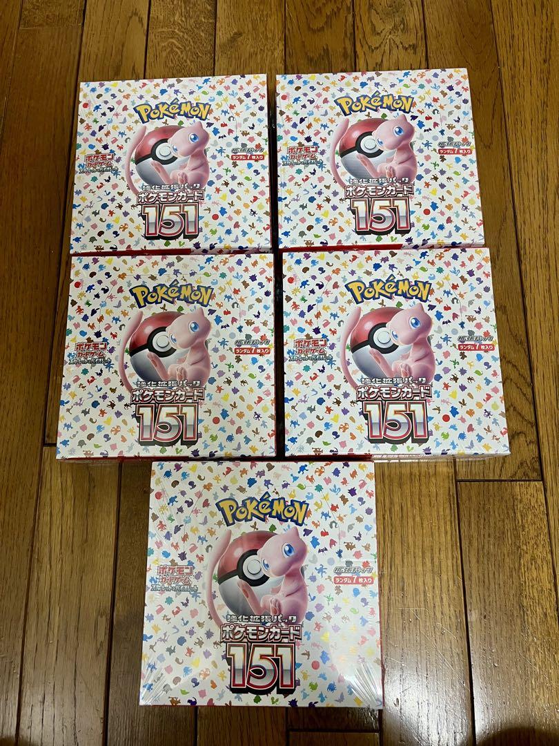 ポケモンカード151 5BOX