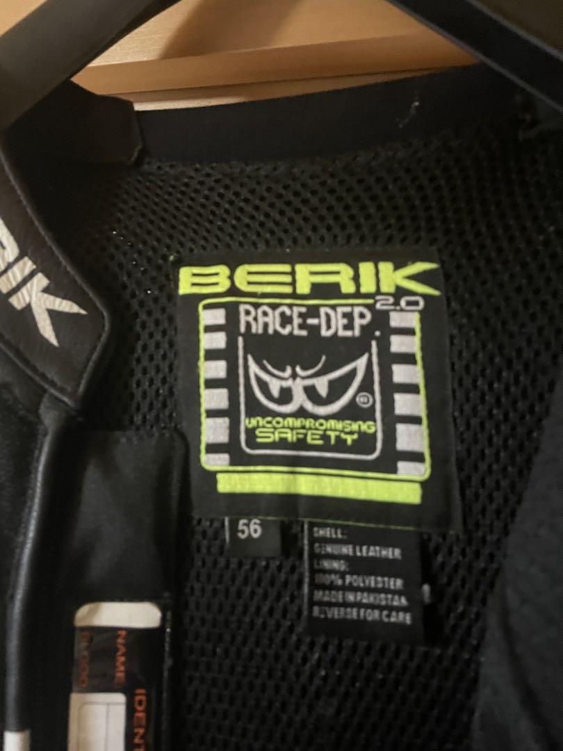 ベリック レーシングスーツ BLACK/White 56サイズ(XXL) 画像5