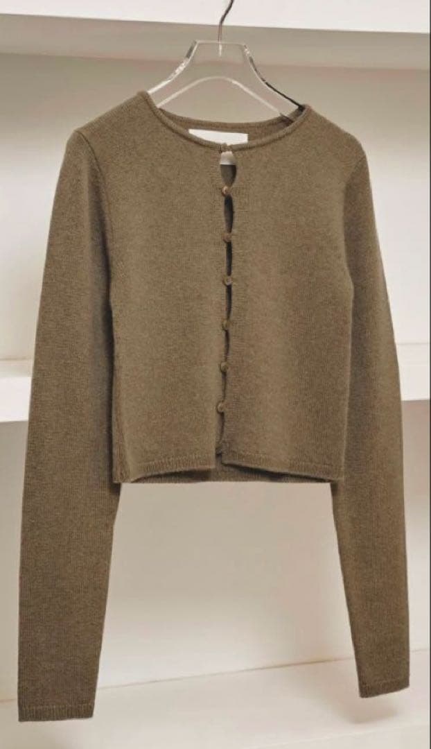 TODAYFUL Cashmere Compact Cardigan オリーブFREE SIZE・TODAYFUL