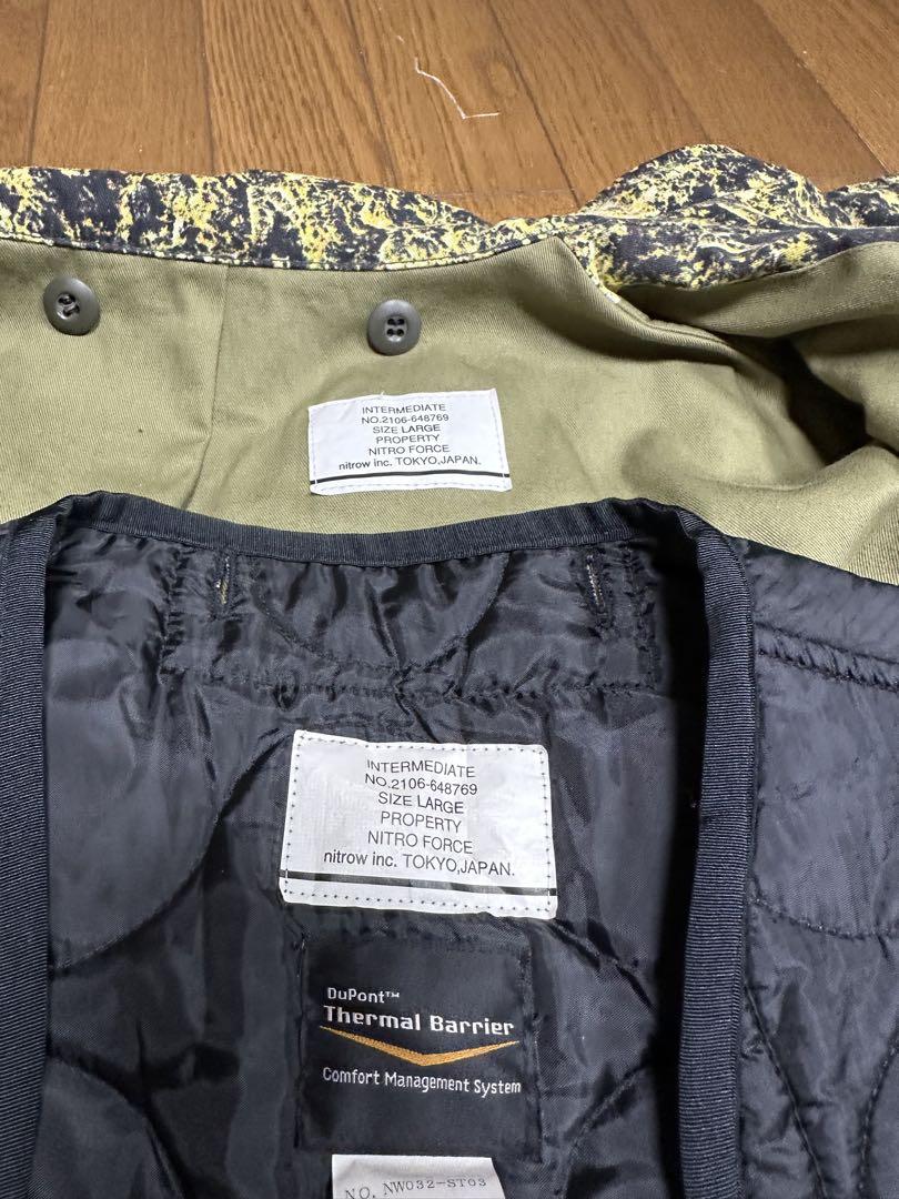 NITRO. nitrow REALWEED柄 M-65 jacket