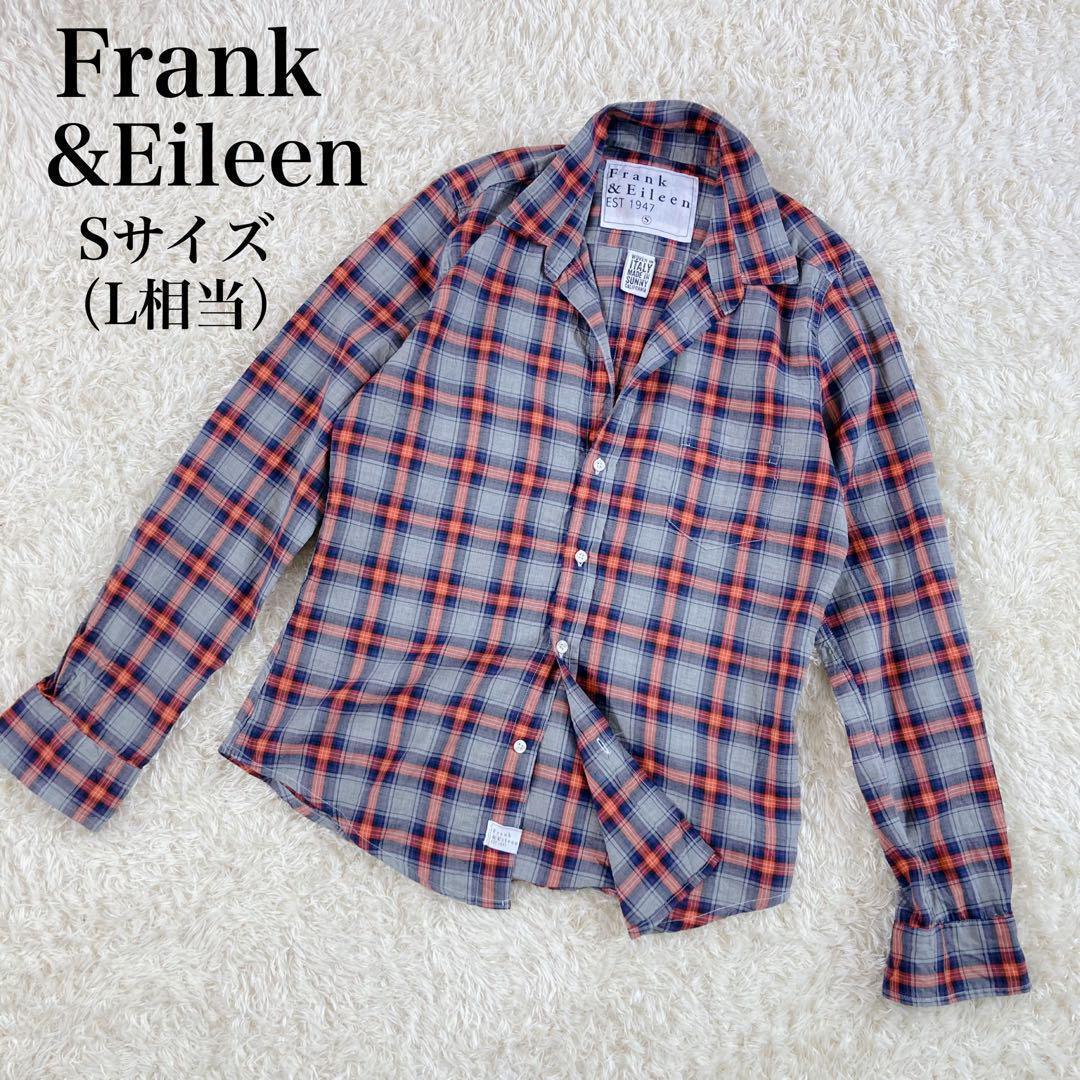 【美品】フランクアンドアイリーン 長袖スキッパーシャツ BARRY L相当