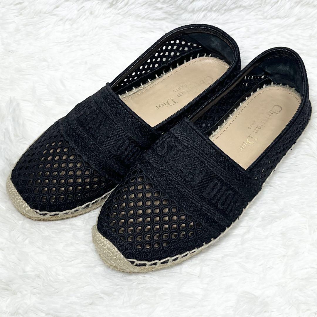 Christian Dior シューズ ブラック 35 1/2エスパドリーユ