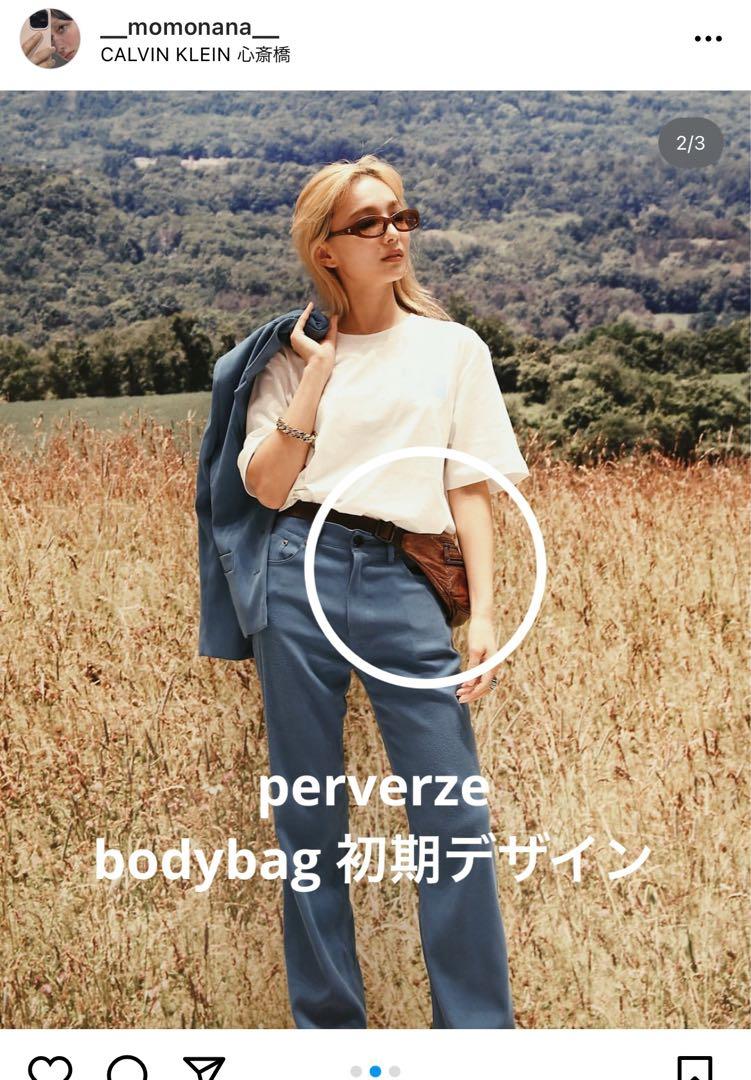 perverze ボディバッグ ブラウン