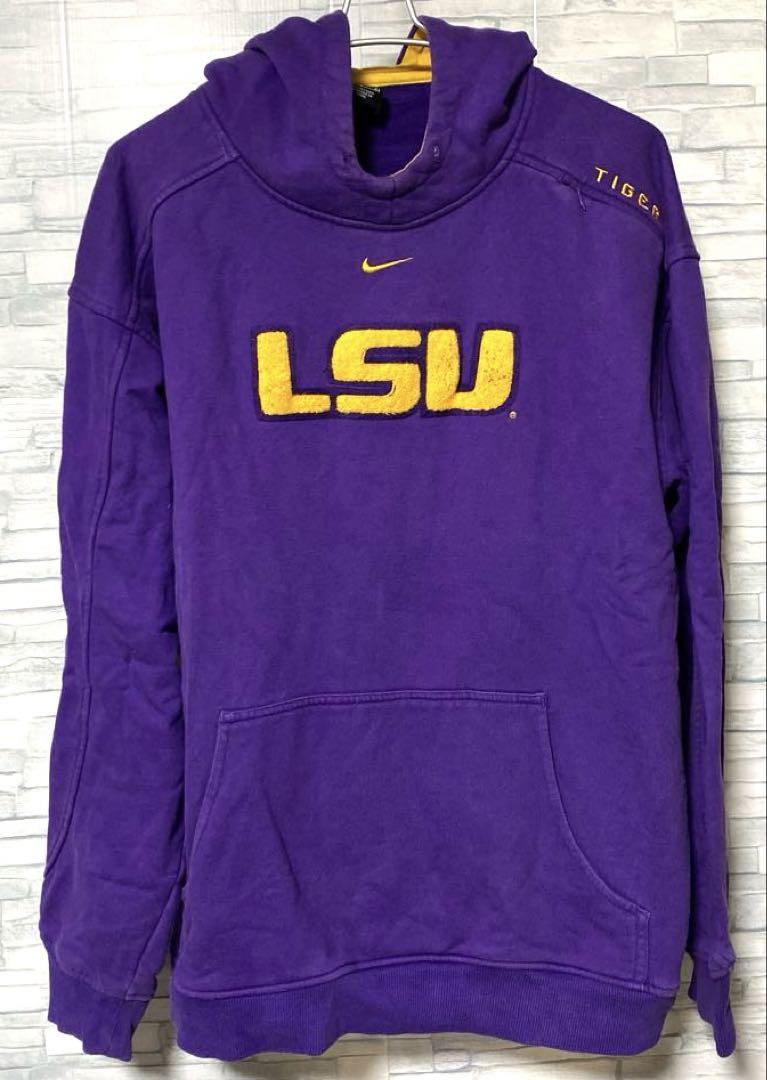 NIKE ナイキ LSU ルイジアナ州立大学 カレッジ 刺繍 パーカー USA