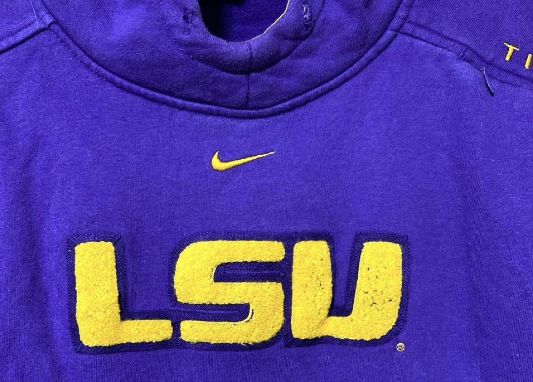 NIKE ナイキ LSU ルイジアナ州立大学 カレッジ 刺繍 パーカー USA