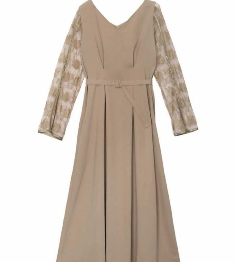 AMERI⭐︎ LACE SLEEVE REFINED DRESS