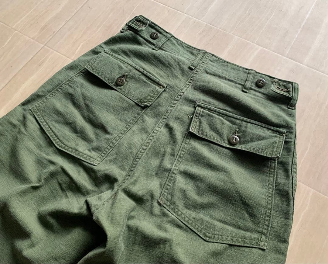 アメリカ軍 60'sベイカーパンツ初期型 SMALL|M65 オアスロウ シオタ