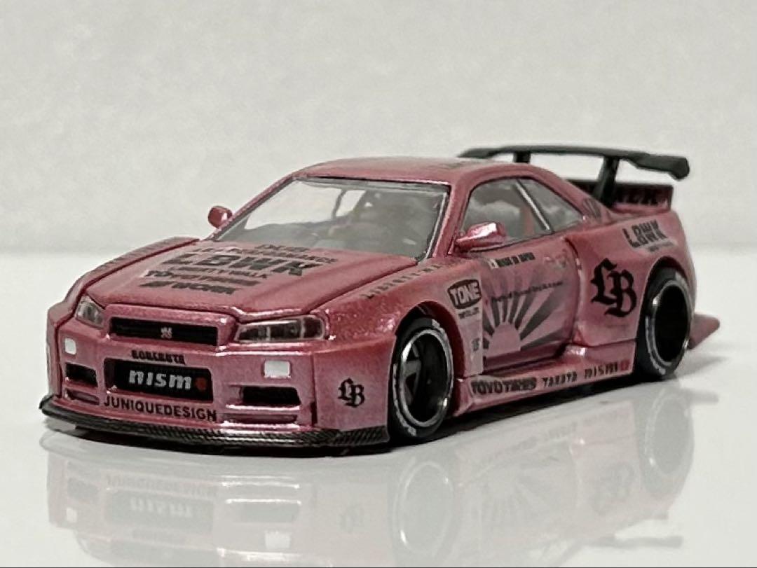 1/64 街道ハウス 日産スカイラインGT-R（R34）LBWK仕様 カスタム