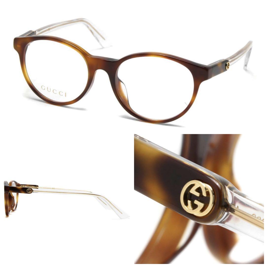 ✴︎新品✴︎ 人気モデル 正規品 GUCCI GGロゴ メガネ べっ甲柄 画像2