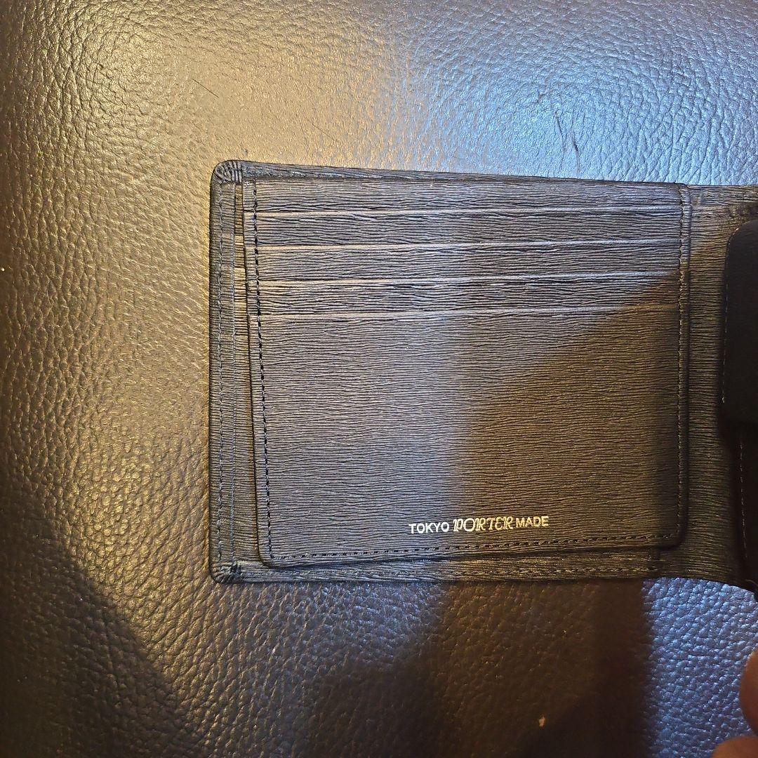 う*ん様 PORTER ブラック 二つ折り財布　新品未使用品