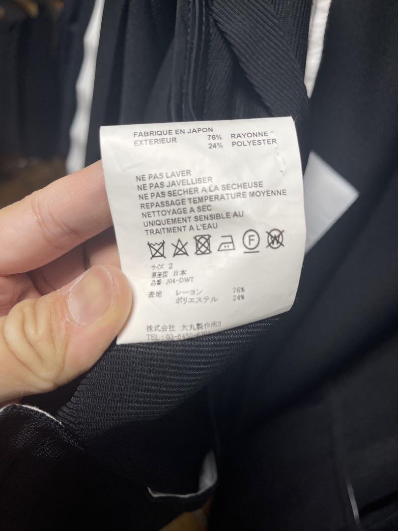 ジャケット・アウター Overcoat double breasted jacket