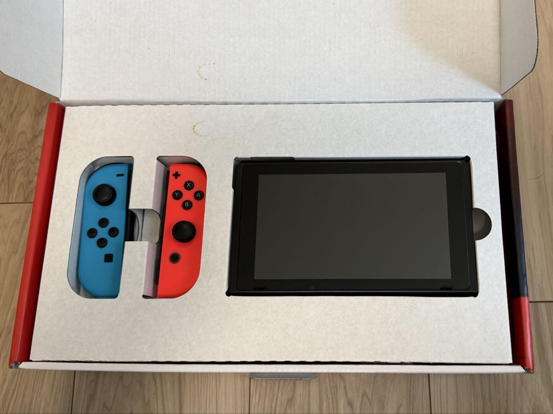 Nintendo Switch 本体 青/赤 Joy-Con 付属品付き