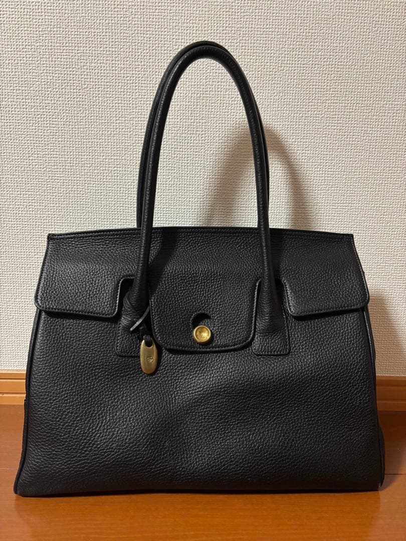 トフアンドロードストーン トートバッグ ルーフボタン ビジネス 黒 MTOFF＆LOADSTONE