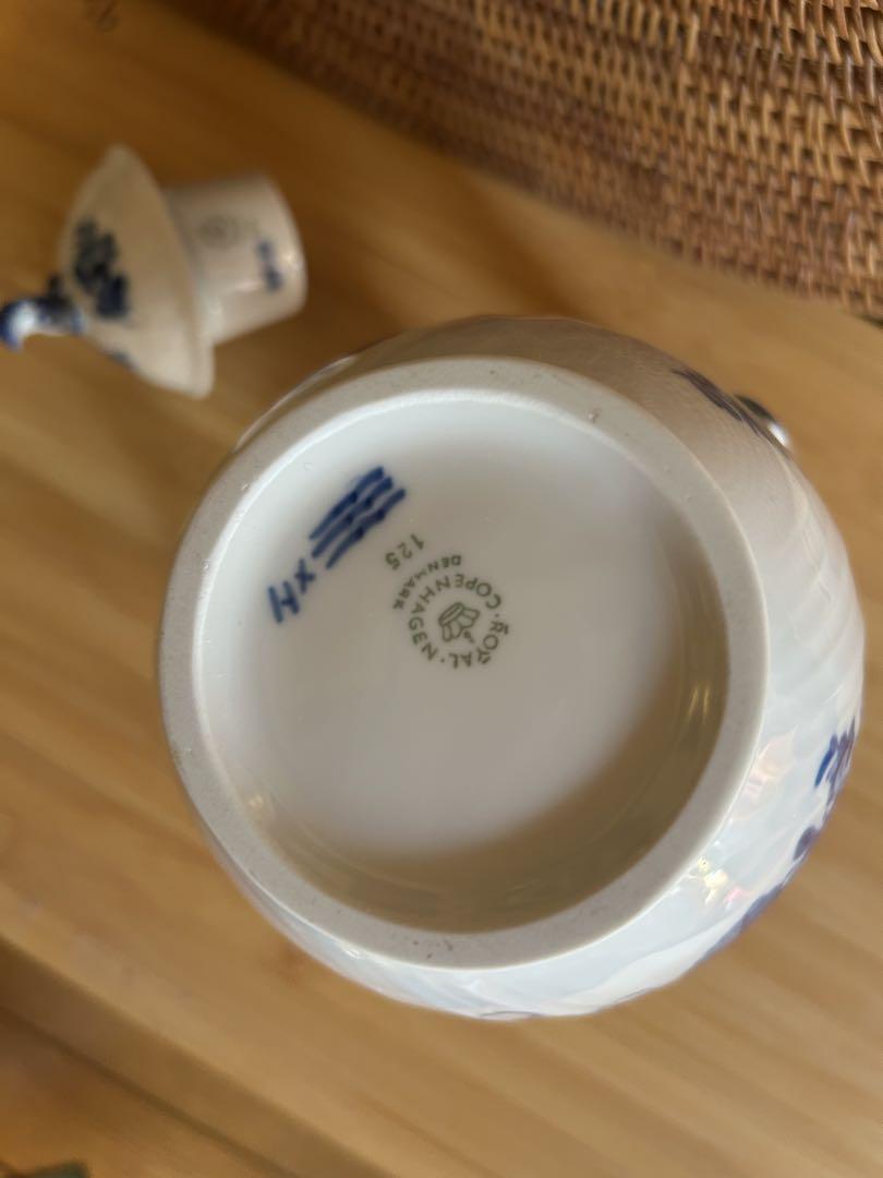 ブルーフラワーコーヒーポット