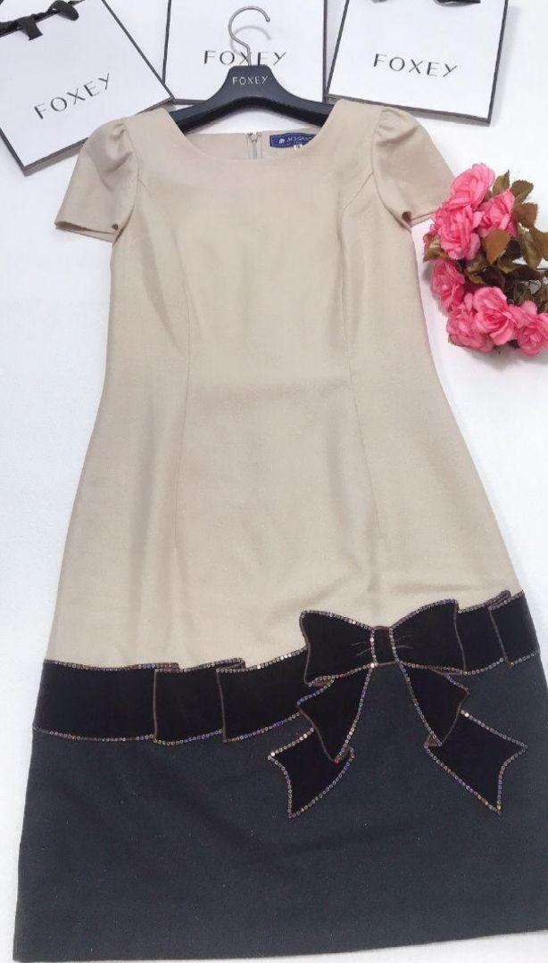 エムズグレイシー M'S GRACY リボン柄 ワンピース☀☀