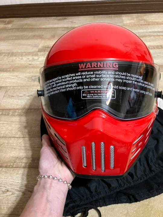 驚きの値段で】 シンプソン風 フルフェイスヘルメット DOT規格品