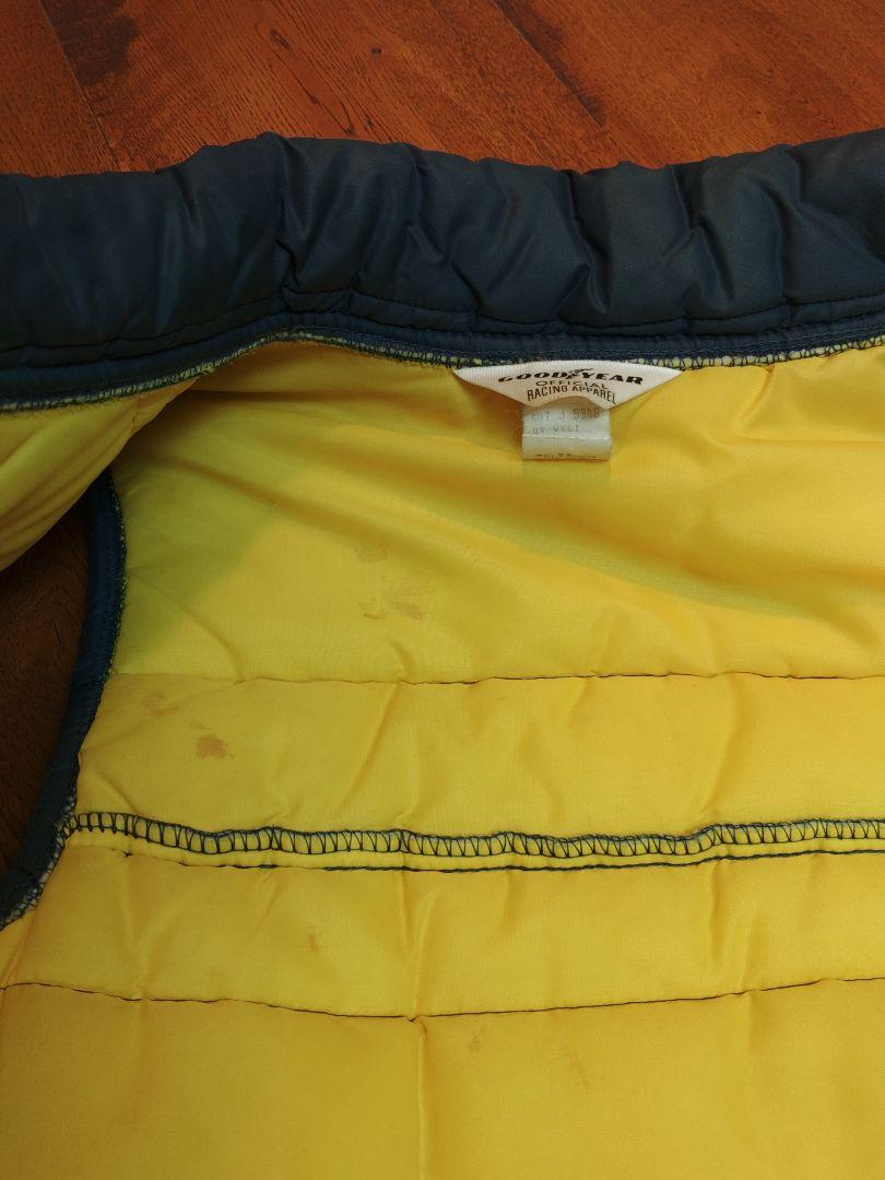トップス VINTAGE GOODYEAR RACING VEST