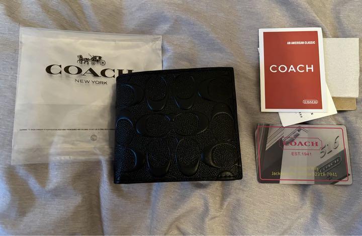 COACH MENコーチ メン シグネチャーウォレット 2つ折り財布