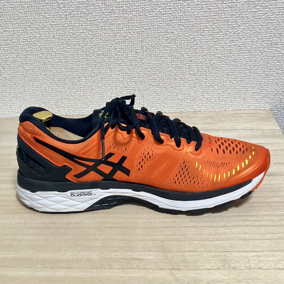 美品 アシックス ASICS ゲルカヤノ オレンジ 27cm