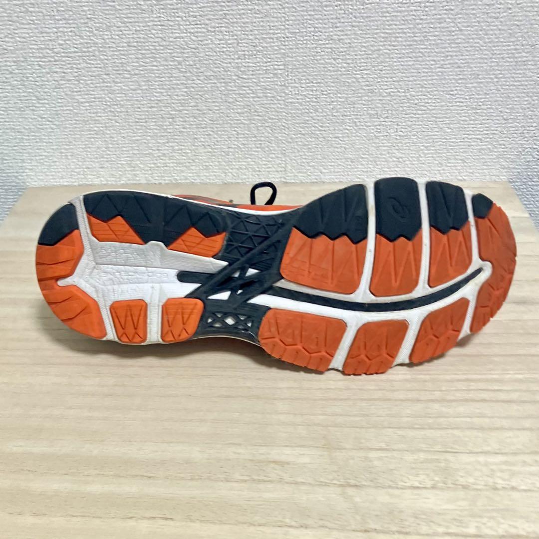 美品 アシックス ASICS ゲルカヤノ オレンジ 27cm