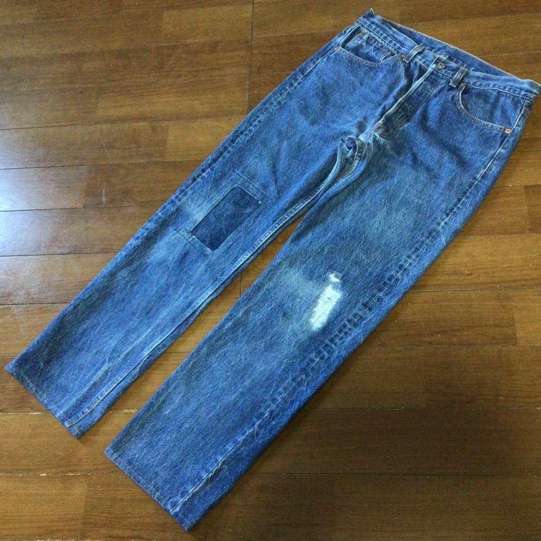 ☆91年USA製リーバイス501xx 赤文字 W33 股下74cm グランジ