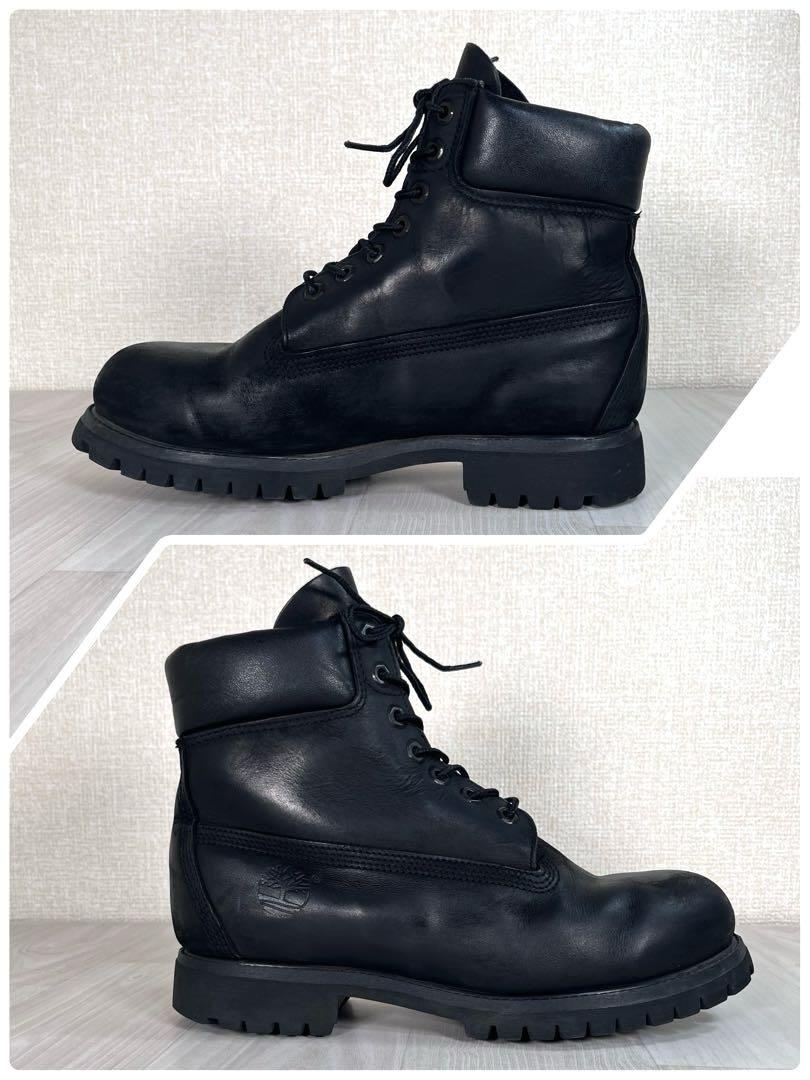 【良品】Timberland　6インチ プレミア ブーツ　ブラック ヌバック　黒