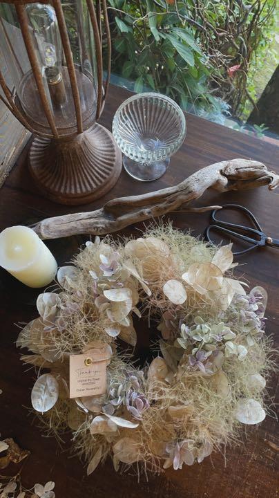 Lunaria\'s wreath〜ルナリアのアンティークリース○ドライフラワー
