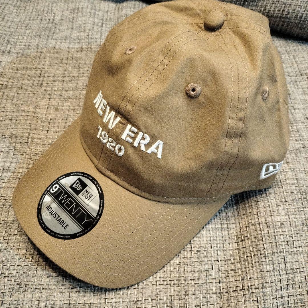 NEW ERA 9TWENTY ベージュキャップ - メルカリ